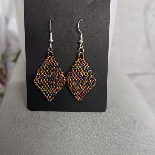 Boucles d'oreilles en perles