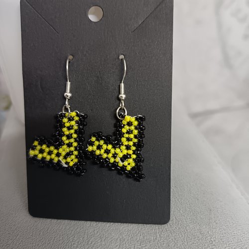 Boucles d'oreilles en perles