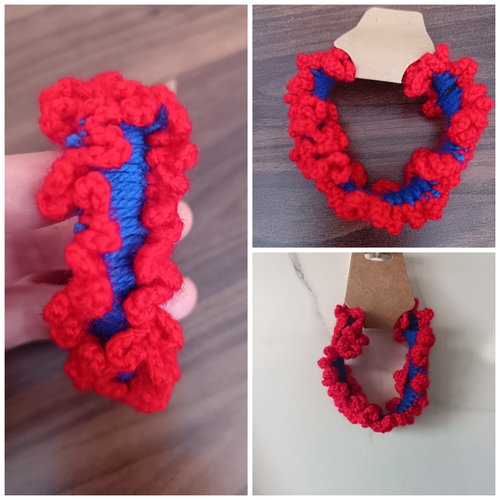 Chouchou pour cheveux au crochet