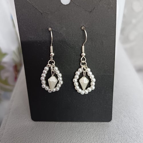 Boucles d'oreilles en perles