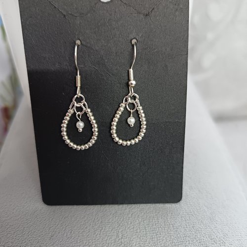 Boucles d'oreilles en perles