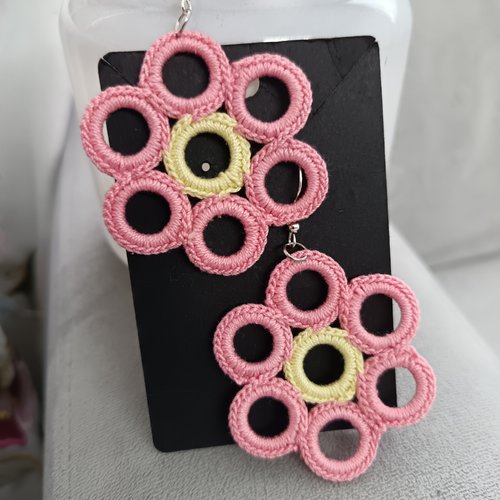 Boucles d'oreilles au crochet