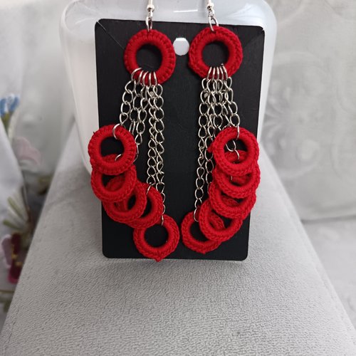 Boucles d'oreilles au crochet