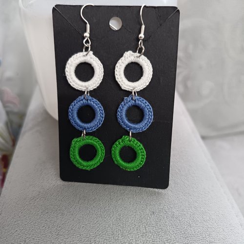 Boucles d'oreilles au crochet