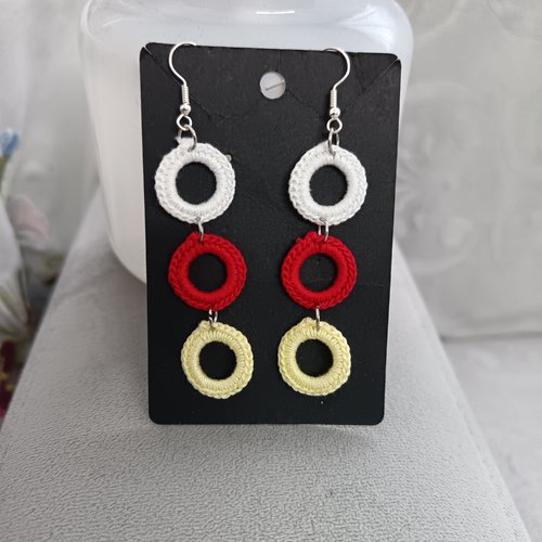 Boucles d'oreilles au crochet
