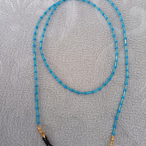 Chaîne à lunettes en perles