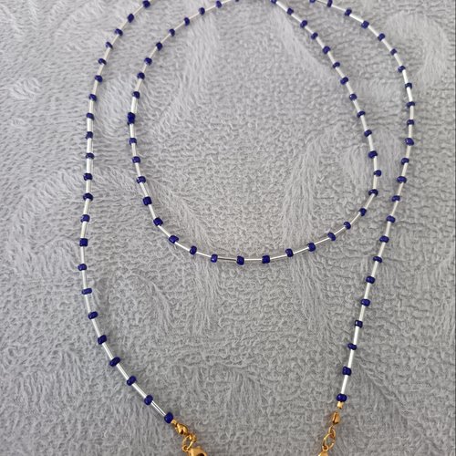 Chaîne à lunettes en perles