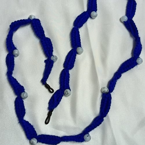 Cordon pour lunettes au crochet en perles