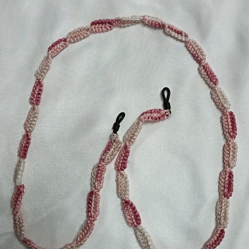 Cordon pour lunettes au crochet