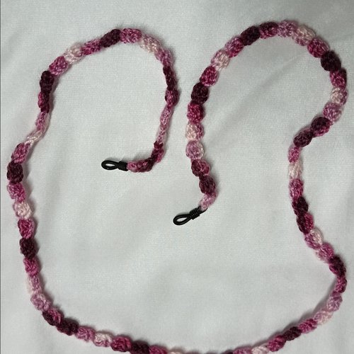 Cordon pour lunettes au crochet