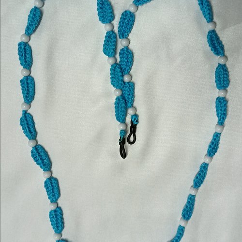 Cordon chaîne à lunettes au crochet en perles, porte attache lunettes