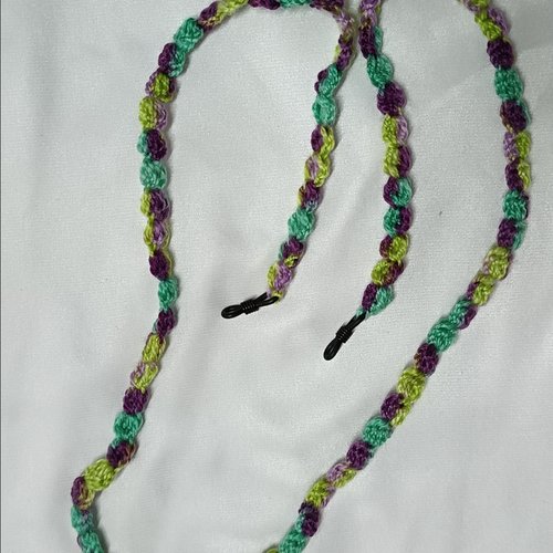 Cordon pour lunettes au crochet