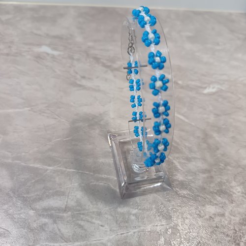 Bracelet au crochet en perles