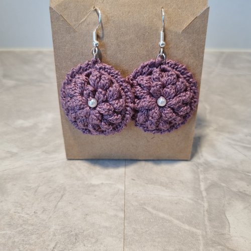 Boucles d'oreilles au crochet