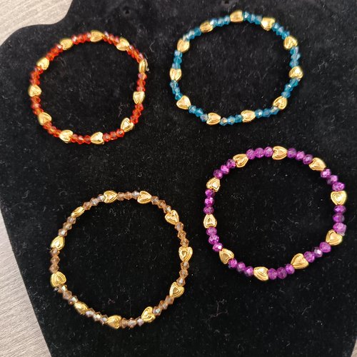 Bracelet en perles de cristal
