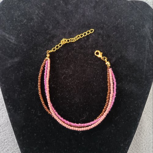 Bracelet en perles de verre