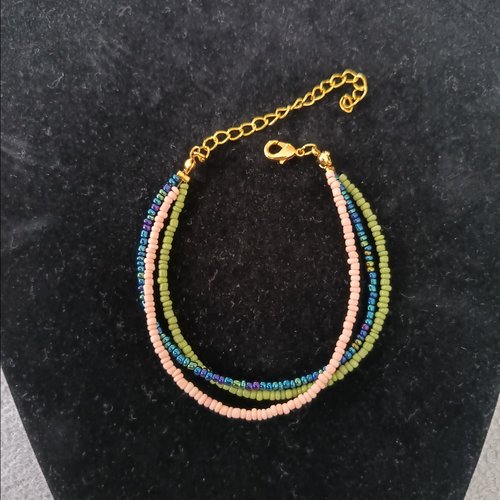 Bracelet en perles de verre