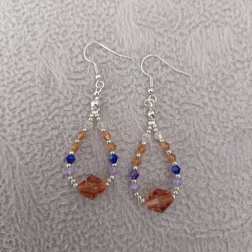 Boucles d'oreilles en perles