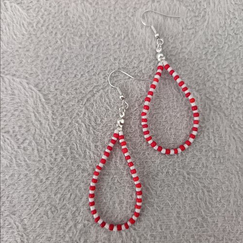 Boucles d'oreilles en perles