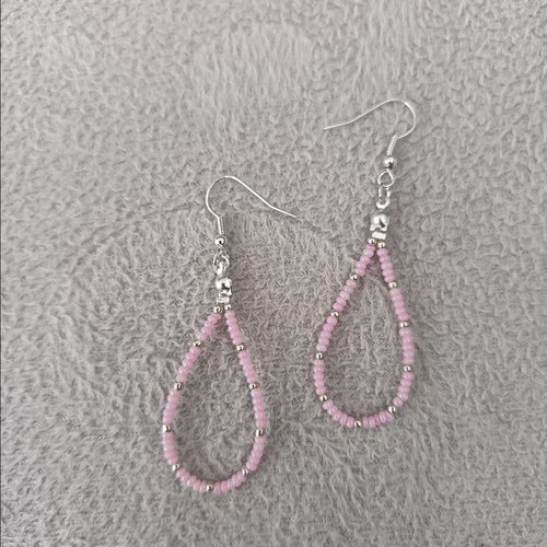 Boucles d'oreilles en perles