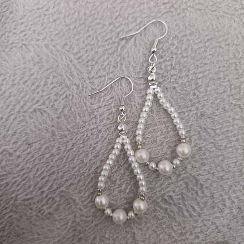 Boucles d'oreilles en perles