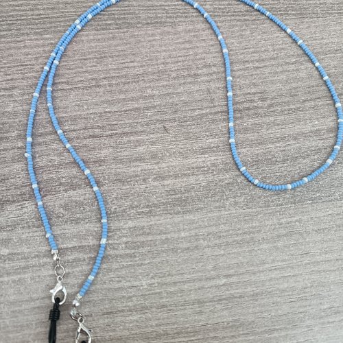 Chaîne à lunettes en perles
