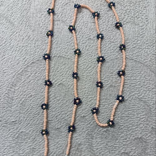 Chaîne à lunettes en perles
