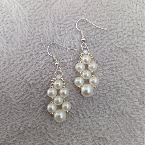 Boucles d'oreilles en perles