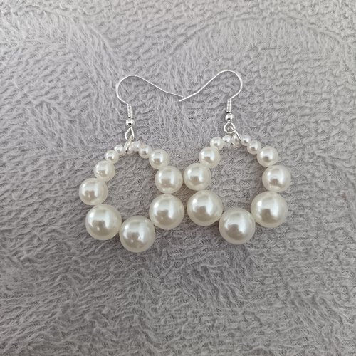 Boucles d'oreilles en perles