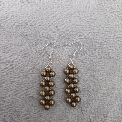 Boucles d'oreilles en perles