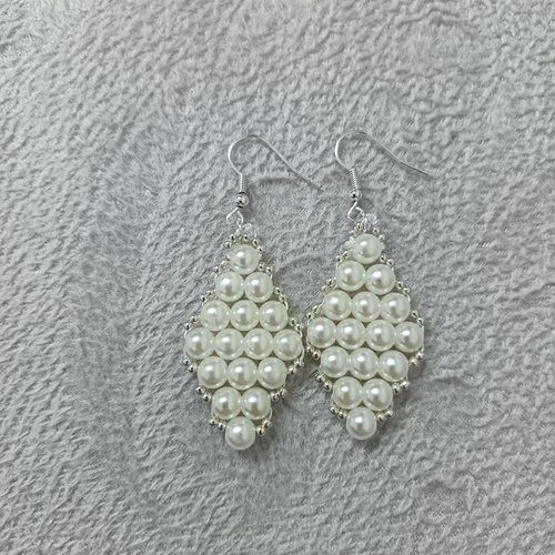 Boucles d'oreilles en perles
