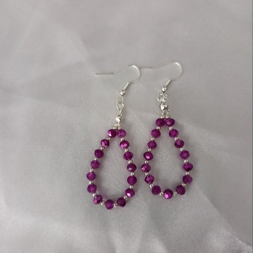Boucles d'oreilles en perles