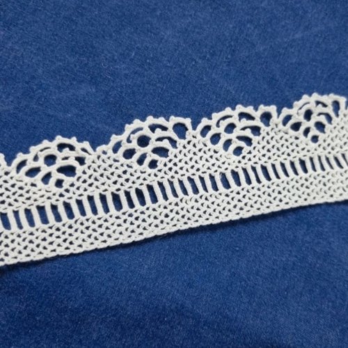2 pièces bordure en dentelle au crochet