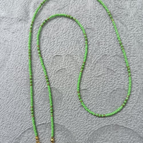 Chaîne à lunettes en perles