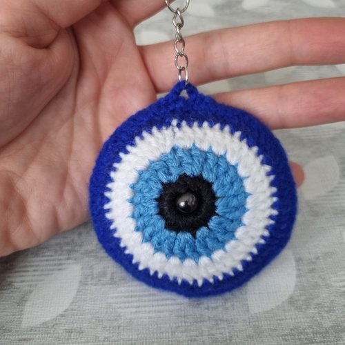 Porte clés amigurumi mauvaise œil