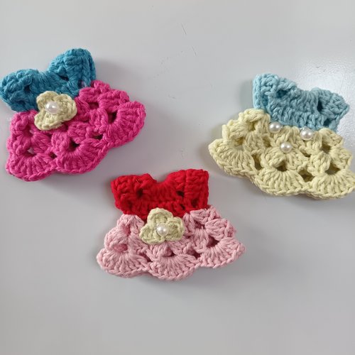 Aimant mini robe décoratif au crochet pour réfrigérateur, magnet décoration frigo,objet décoratif maison, robe miniature