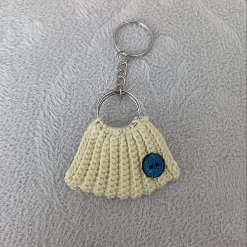 Porte clés au crochet mini sac au crochet