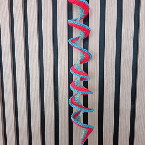 Moulin à vent au crochet spirale guirlande