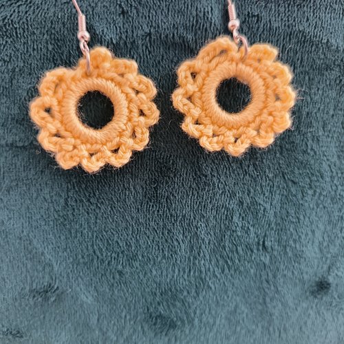 Boucles d'oreilles au crochet