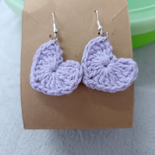 Boucles d'oreilles au crochet