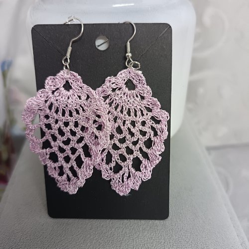 Boucles d'oreilles au crochet