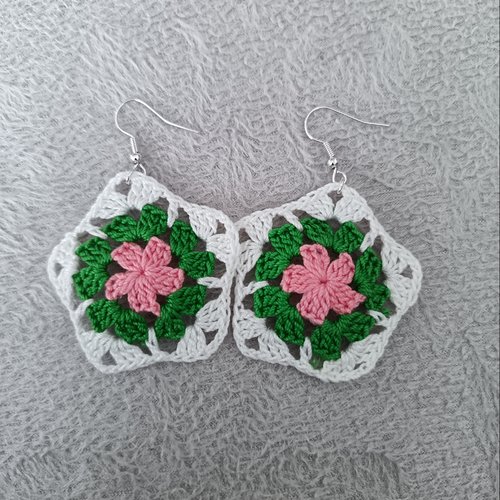 Boucles d'oreilles au crochet