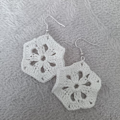Boucles d'oreilles au crochet