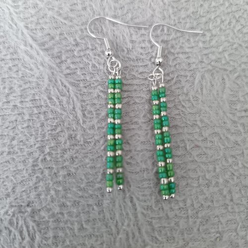 Boucles d'oreilles en perles