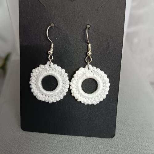 Boucles d'oreilles au crochet