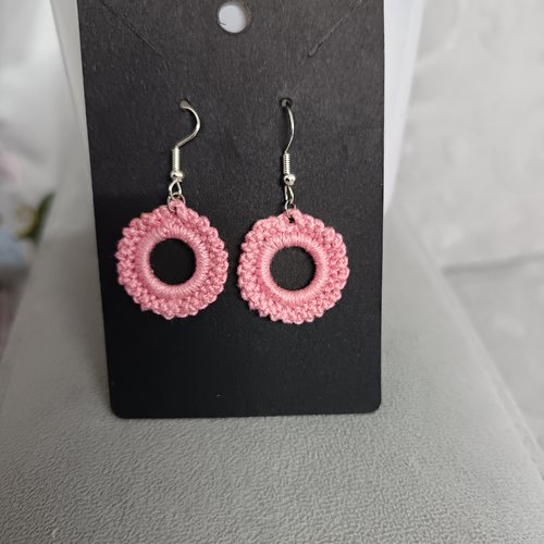 Boucles d'oreilles au crochet