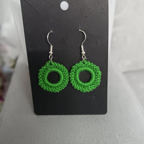 Boucles d'oreilles au crochet
