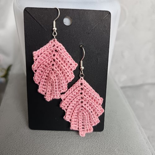 Boucles d'oreilles au crochet
