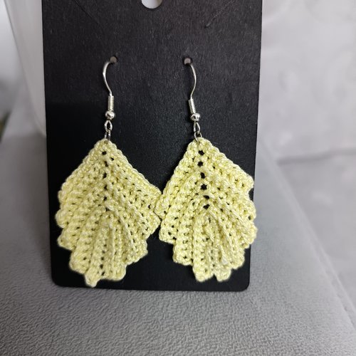 Boucles d'oreilles au crochet