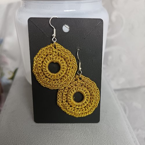 Boucles d'oreilles au crochet